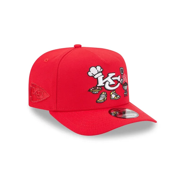 Chapeau Snapback Kansas City Chiefs Cartoon 9FIFTY A-Frame