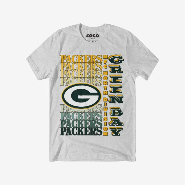 Green Bay Packers T-shirt avec mot-symbole dégradé
