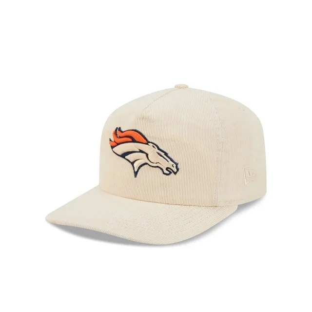 Denver Broncos Chapeau réglable en velours côtelé chromé 19TWENTY
