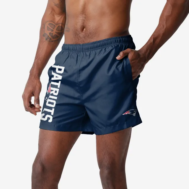 New England Patriots Maillot de bain uni Wordmark 5,5"