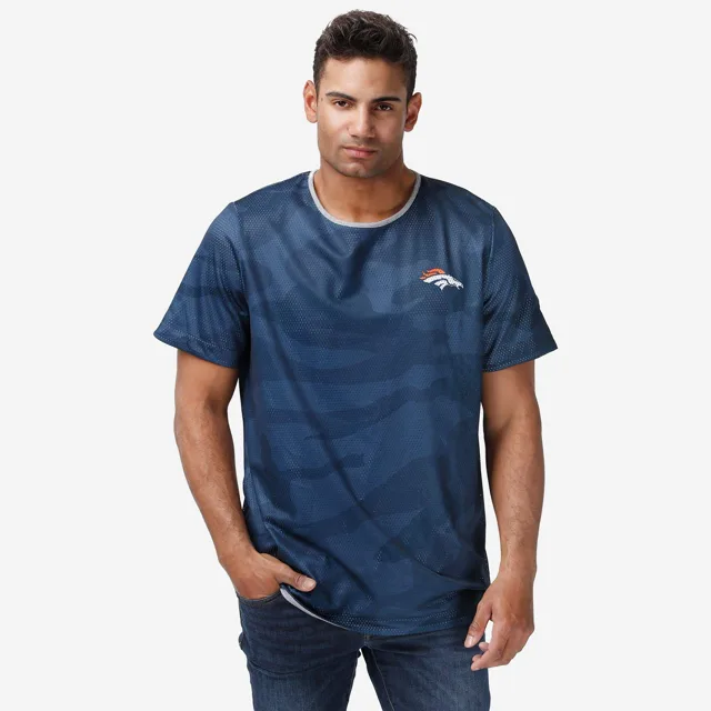 Denver Broncos T-shirt Matchup en maille réversible