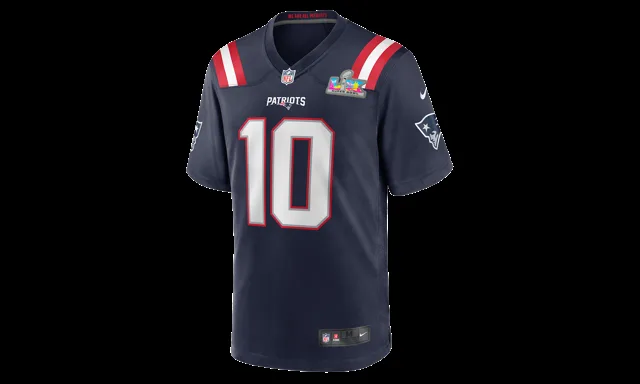 NFL Game Super Bowl LX Maillot Jeunesse "Drake Maye New England Patriots" 67NMNPGHF8K HQF