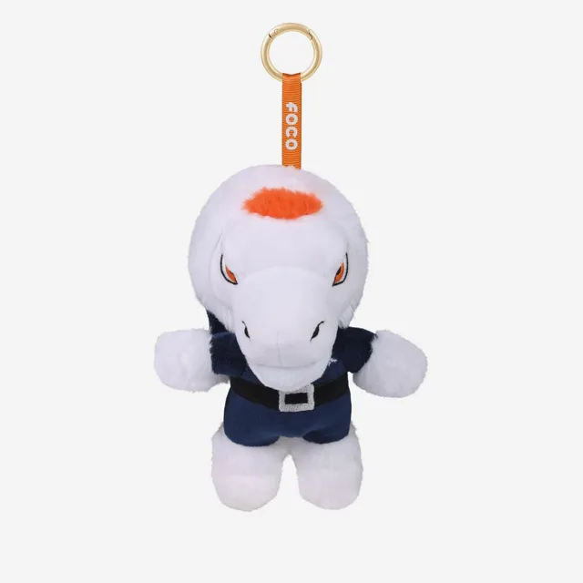 Denver Broncos Porte-clés en peluche mascotte Père Noël avec breloque pour sac