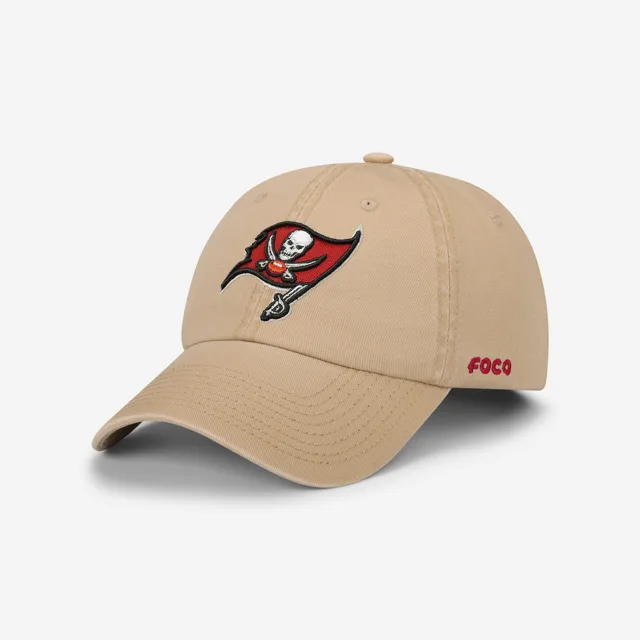 Tampa Bay Buccaneers Casquette décontractée kaki avec logo principal