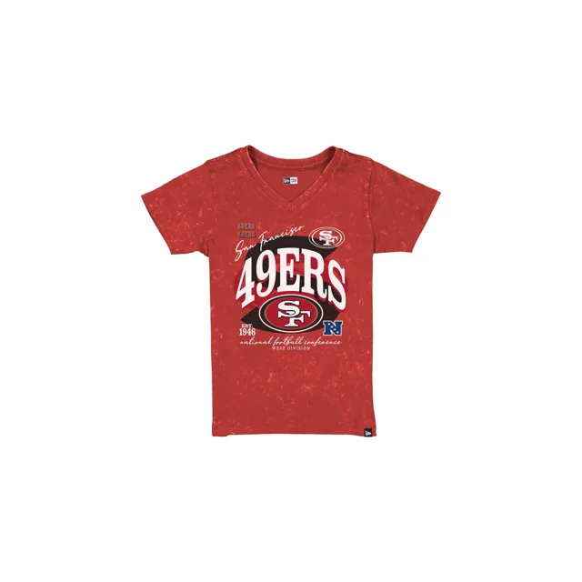 San Francisco 49ers T-shirt délavé pour filles