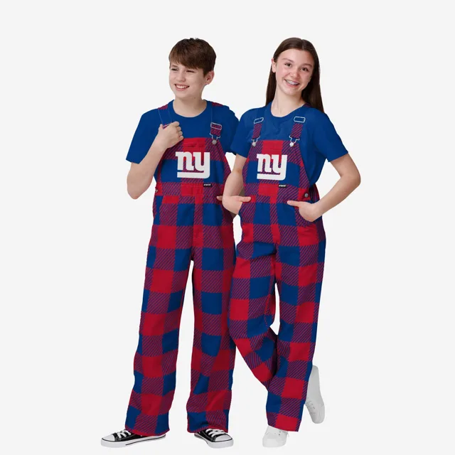 New York Giants Salopette à carreaux pour jeunes