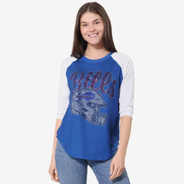 Buffalo Bills T-shirt raglan strass
