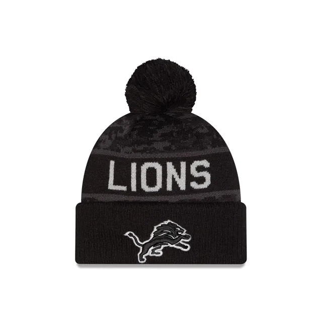 Detroit Lions 2026 Salut au service Pom Knit Hat