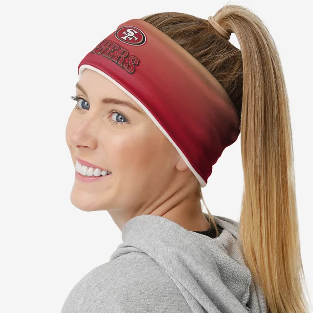 San Francisco 49ers Bandeau imprimé dégradé pour femme