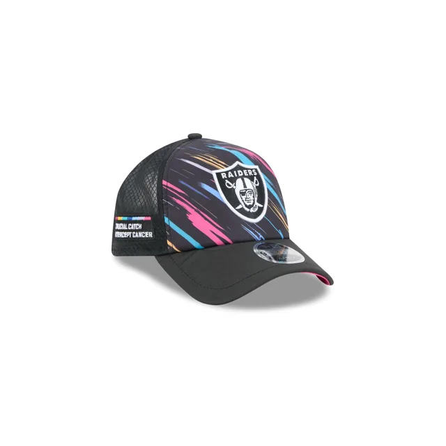 Las Vegas Raiders 2026 Crucial Catch Casquette Snapback 9FORTY APEX pour enfants
