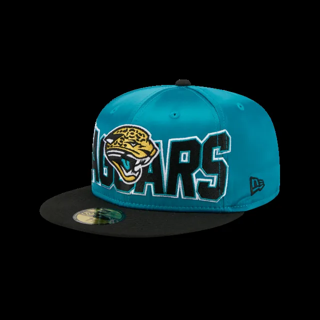 Jacksonville Jaguars Chapeau ajusté 59FIFTY en satin audacieux