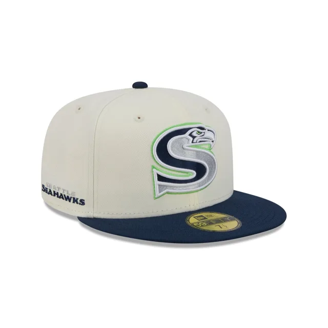 Seattle Seahawks Deceptor Chrome Blanc 59FIFTY Casquette ajustée