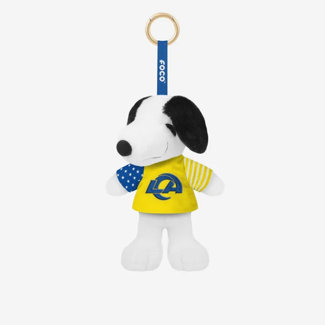 Los Angeles Rams Americana Peluche Snoopy Peanuts Porte-clés à breloques pour sac