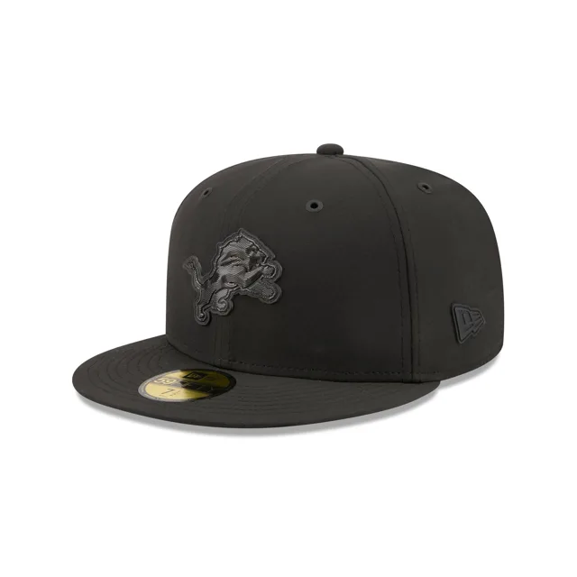 Detroit Lions 2026 Sideline Noir 59FIFTY Casquette ajustée