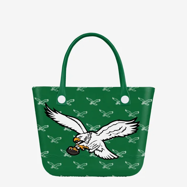 Philadelphia Eagles Kelly Green Big Logo Mini sac fourre-tout à hayon imprimé