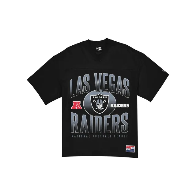 Las Vegas Raiders T-shirt carré noir à retour