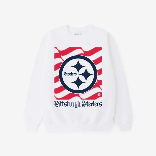 Pittsburgh Steelers Sweat-shirt à col rond avec logo American Heritage
