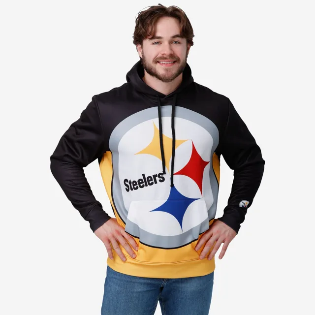 Sweat à capuche Pittsburgh Steelers avec logo en gras