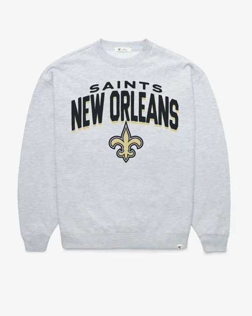 New Orleans Saints CAMPUS ARCH CLOUD '47 CREW SURDIMENSIONNÉ FEMME