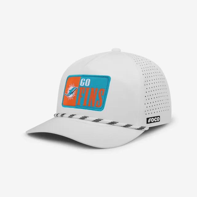 Casquette RF avec slogan Miami Dolphins Poly Pro Marquee