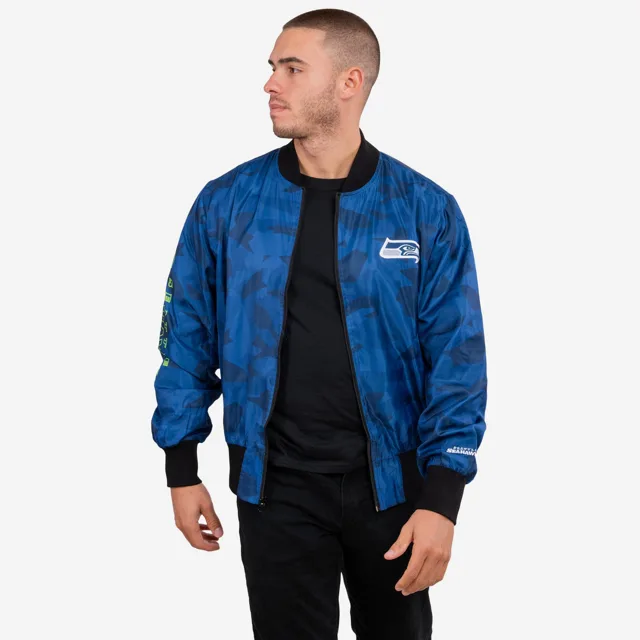 Blouson aviateur camouflage Seattle Seahawks