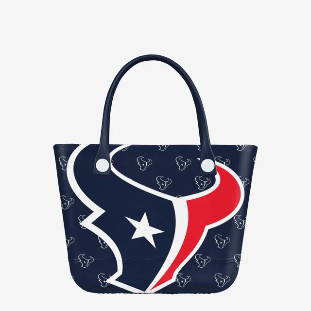 Houston Texans Grand logo Mini sac fourre-tout à hayon imprimé