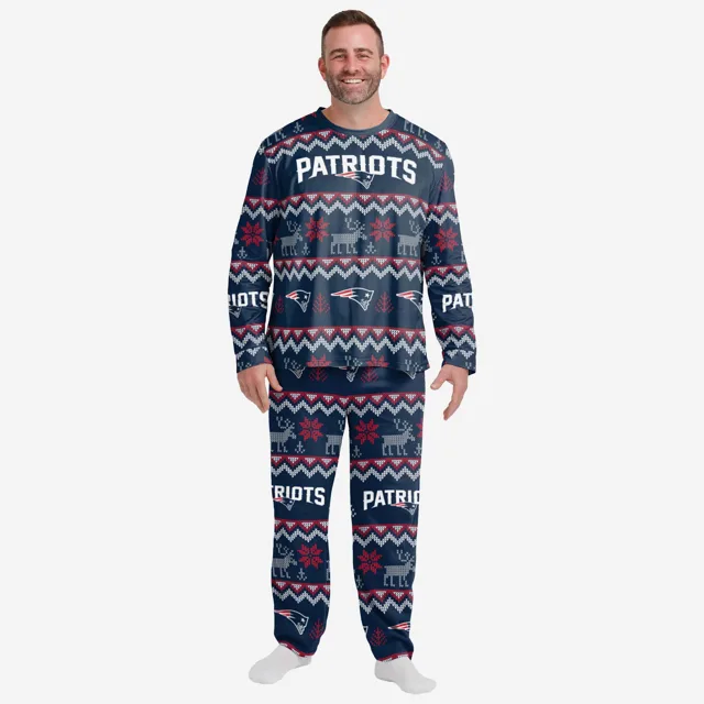 New England Patriots Pyjama de vacances en famille à motif laid pour hommes