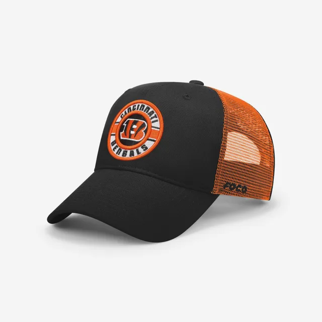 Casquette de camionneur bicolore Cincinnati Bengals Patch