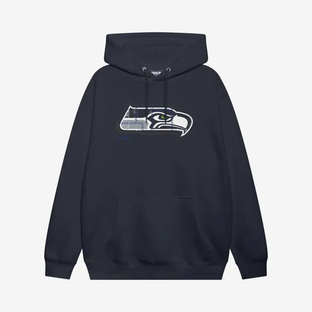 Seattle Seahawks Sweat à capuche avec logo rivet