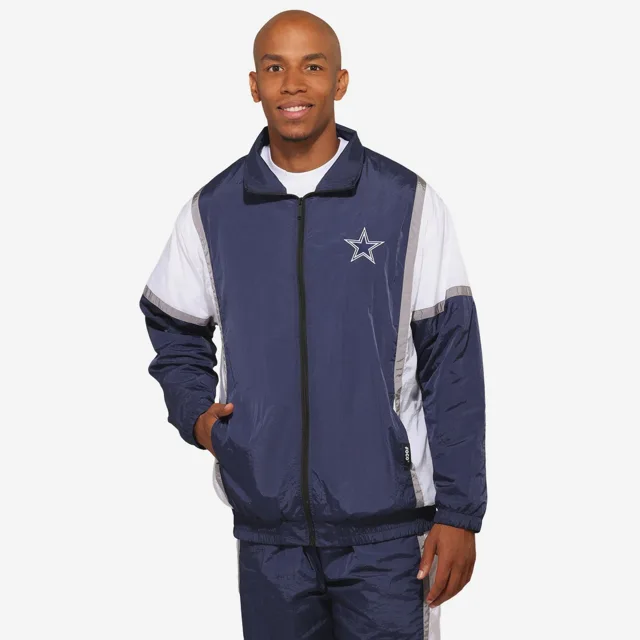 Dallas Cowboys Veste Gameday en nylon froissé