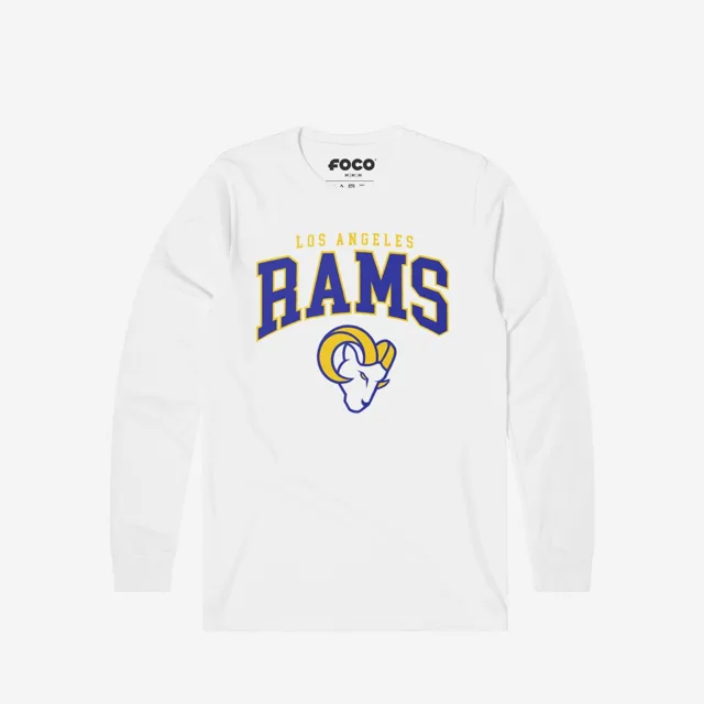 Los Angeles Rams T-shirt classique à manches longues avec logo arqué