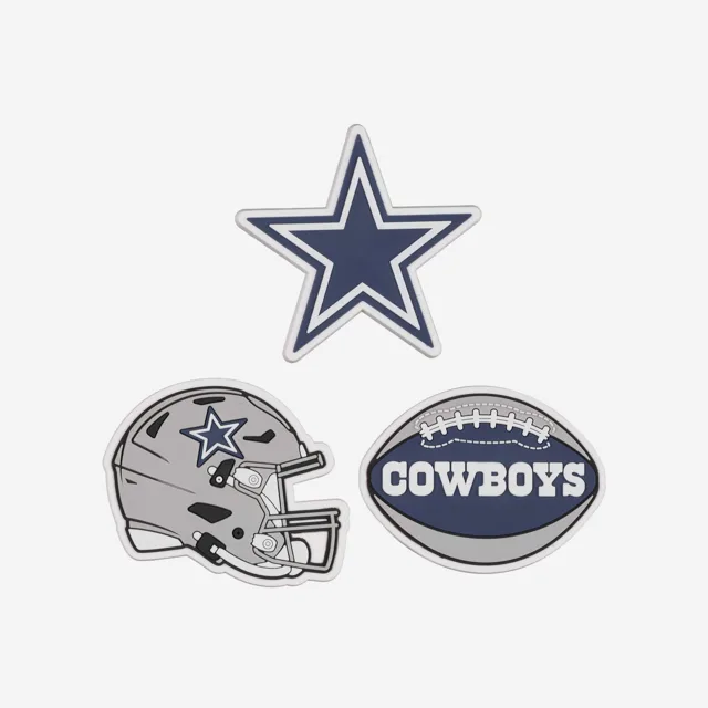 Dallas Cowboys Lot de 3 breloques fourre-tout pour hayon
