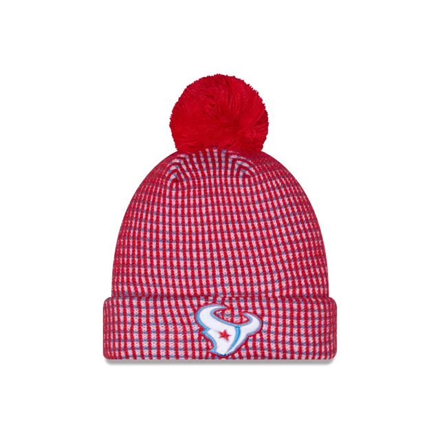 Houston Texans 2026 Rivalries Bonnet en tricot à pompon pour enfants