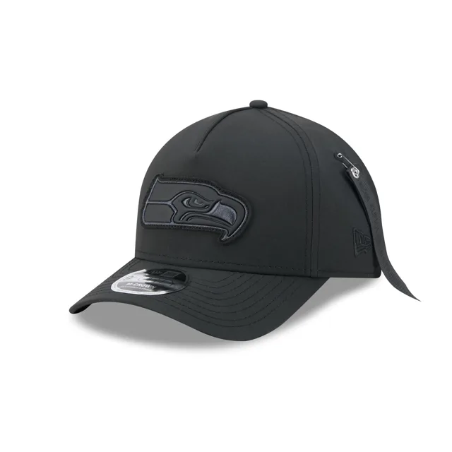 Alpha Industries x Seattle Seahawks Casquette Snapback 9FORTY M-Crown A-Frame en nylon noir