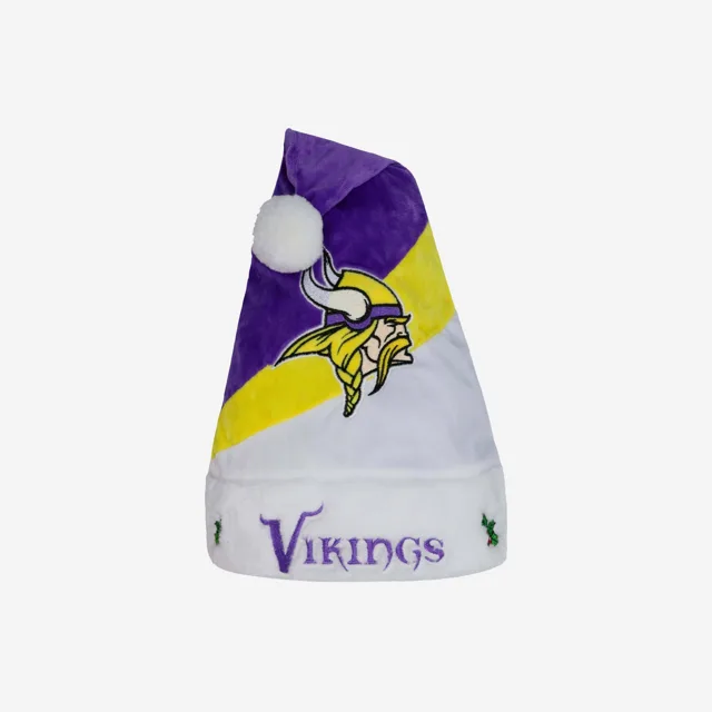 Minnesota Vikings Bonnet de Père Noël color block