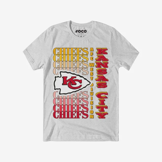 Kansas City Chiefs T-shirt avec mot-symbole dégradé