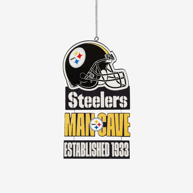 Pittsburgh Steelers Ornement de signe Mancave