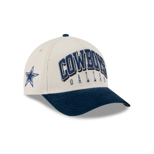 Dallas Cowboys Chapeau Snapback en velours côtelé empilé 9FORTY M-Crown A-Frame