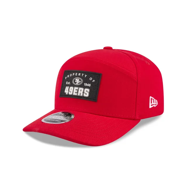 San Francisco 49ers Propriété du panneau divisé en patch 9SEVENTY Stretch-Snap Hat