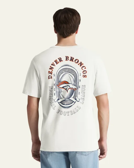 Denver Broncos OVAL SPORT BACKER '47 T-SHIRT QUOTIDIEN