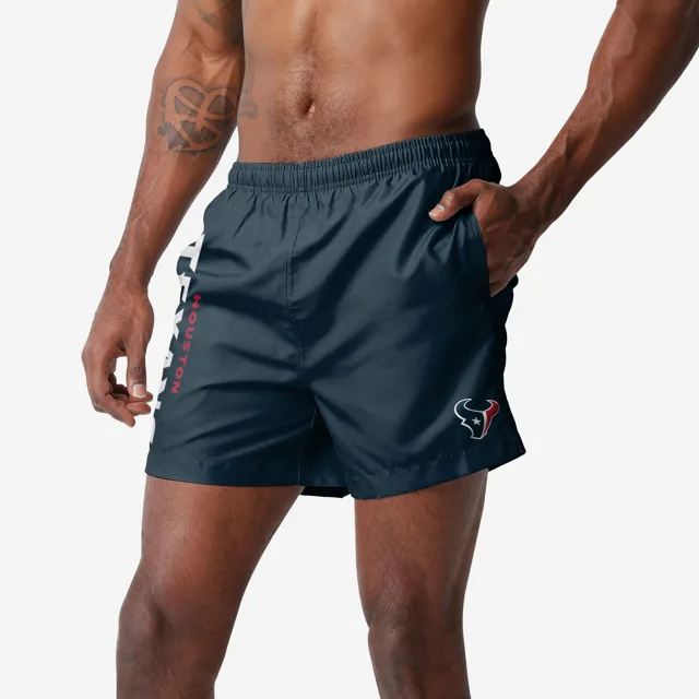 Houston Texans Maillot de bain uni Wordmark 5,5"