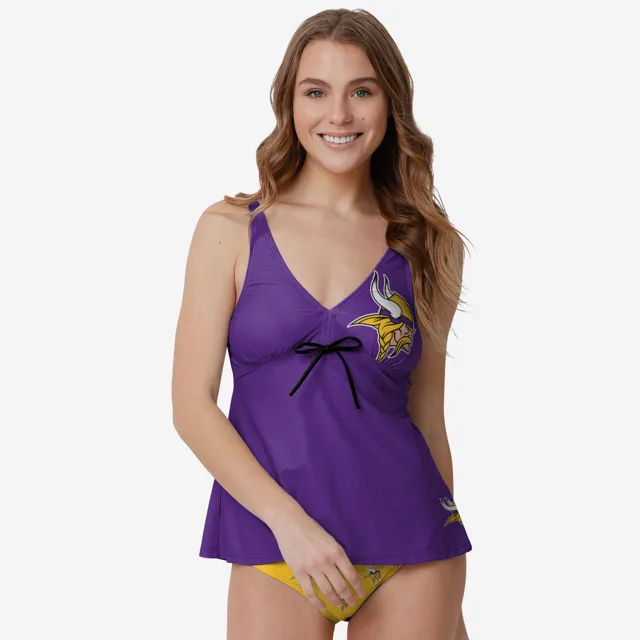 Minnesota Vikings Tankini uni d'été pour femmes