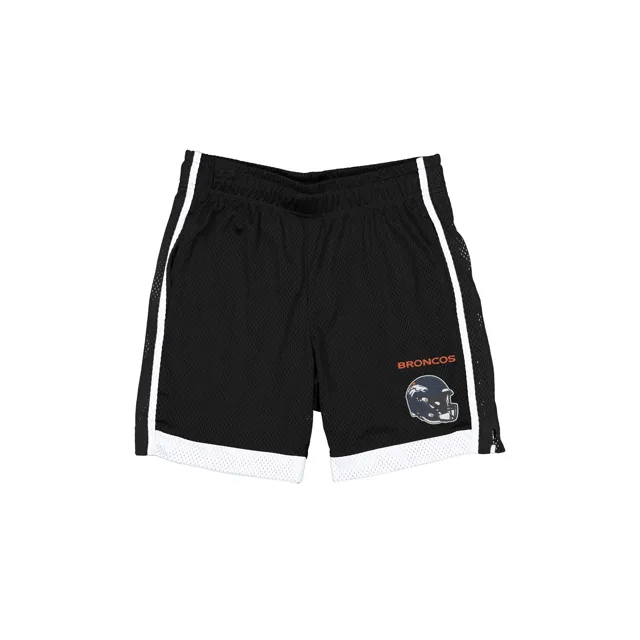 Short d'été noir Denver Broncos