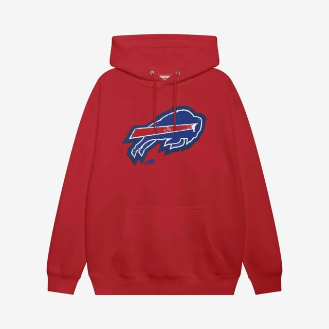 Buffalo Bills Sweat à capuche avec logo rivet