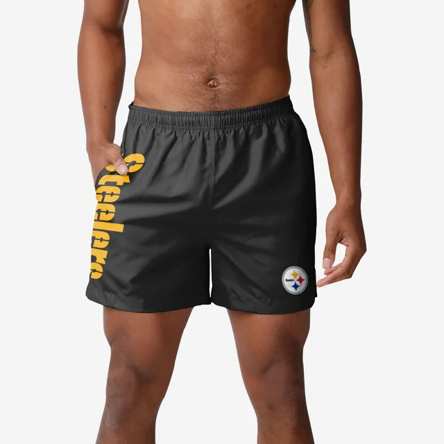 Pittsburgh Steelers Maillot de bain uni Wordmark 5,5"