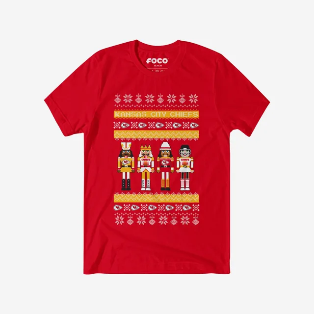 Kansas City Chiefs T-shirt pull casse-noisette des fêtes