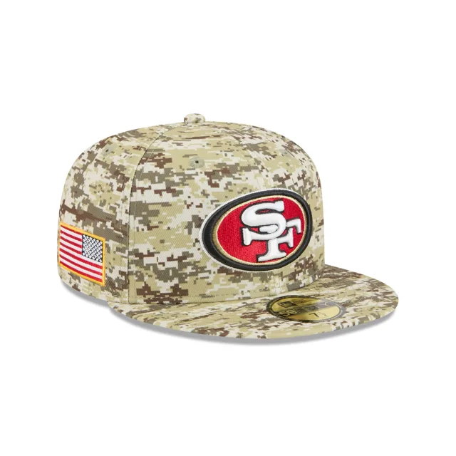 San Francisco 49ers 2025 Salut au service Fan Gear 59FIFTY Chapeau ajusté