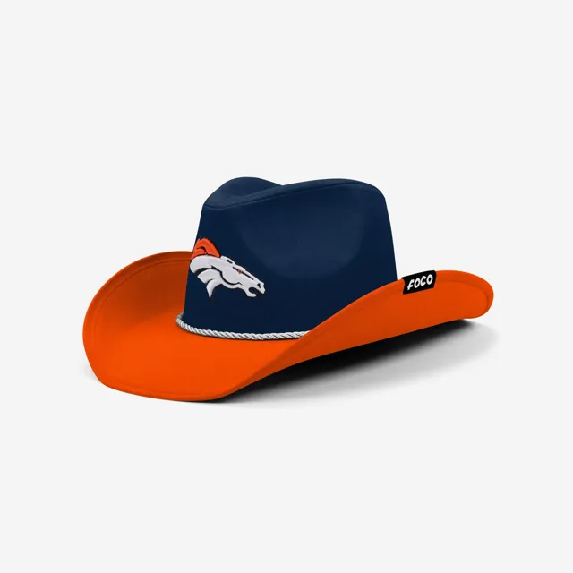 Denver Broncos Chapeau de cowboy bicolore
