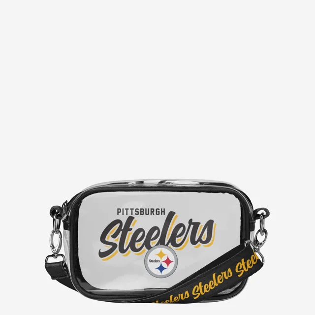 Pittsburgh Steelers Sac à bandoulière transparent Monty Script