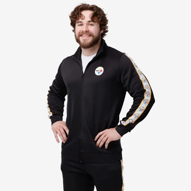 Pittsburgh Steelers Veste de survêtement à logo rayé